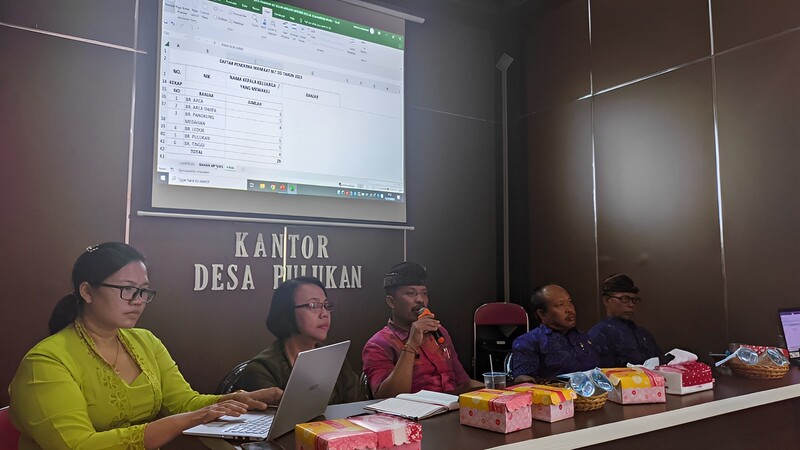 Musdes Tentang Penyepakatan dan Penetapan Menerima Manfaat BLTDD tahun 2023