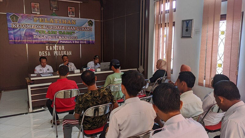 Pelatihan Kelompok Budidaya Ikan Gurami 