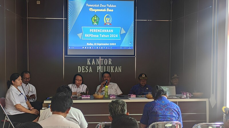 Musyawarah Desa Pulukan : Perencanaan RKPDesa Tahun 2024