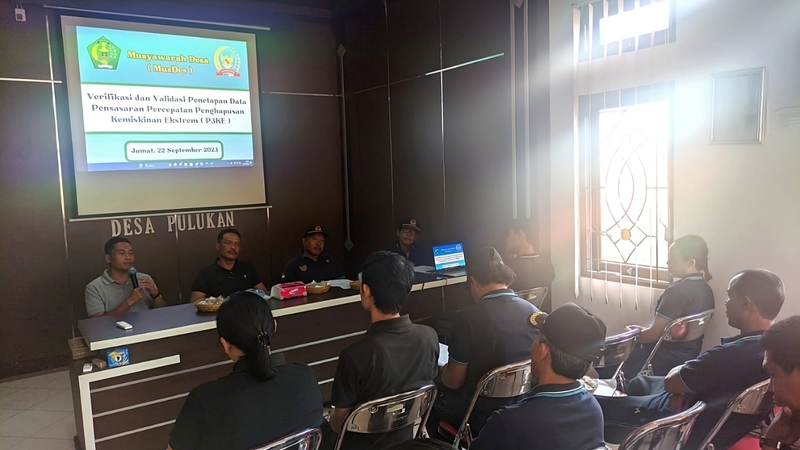 Musyawarah Desa Verifikasi dan Validasi Data (P3KE)