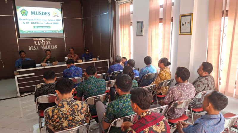 Desa Pulukan Gelar Musyawarah Desa Penetapan RKP Desa Tahun 2027